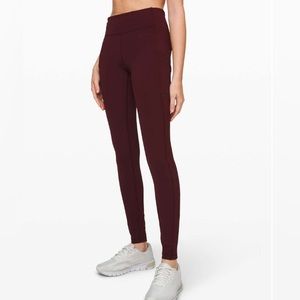 Lululemon Speed Up Tight Tall   Garnet SIZE: 6 Tall